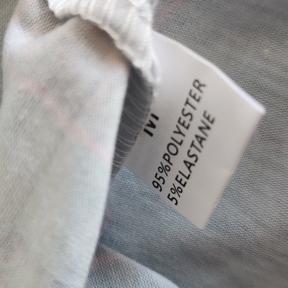 Psychedelic Peace Sign Art Tee | Vivid Graphic Cap Sleeve Top | Size L - Picture 9 of 10